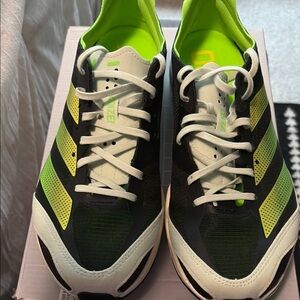 Adidas Women’s Black and Lime Athletic Shoes